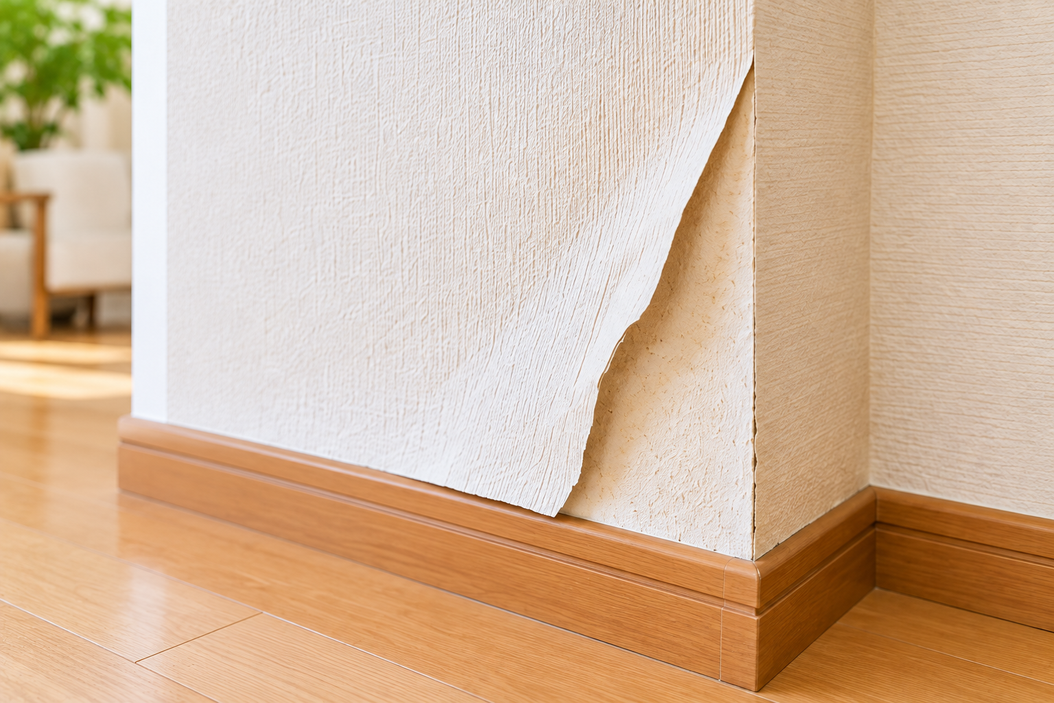 壁紙の張り替えや室内の補修